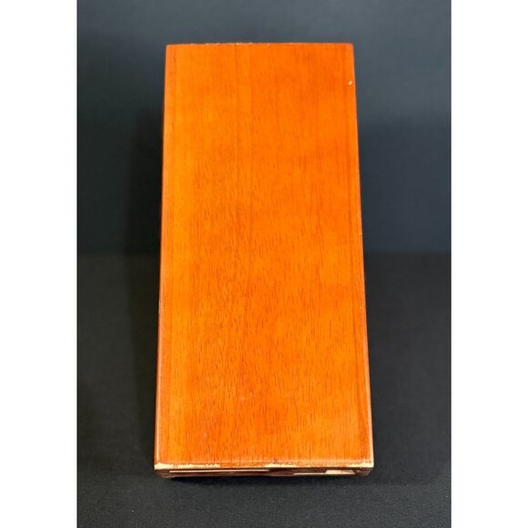 J.A. Henckels International Hardwood Oak Cherry Steak Knife Block Halberdier - Picture 4 of 5